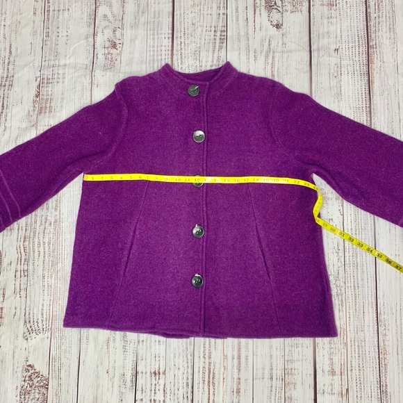 Ruby Rd. Purple Button-Up Jacket - Picture 5 of 12